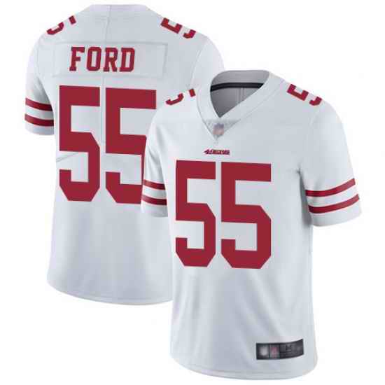 49ers 55 Dee Ford White Youth Stitched Football Vapor Untouchable Limited Jersey
